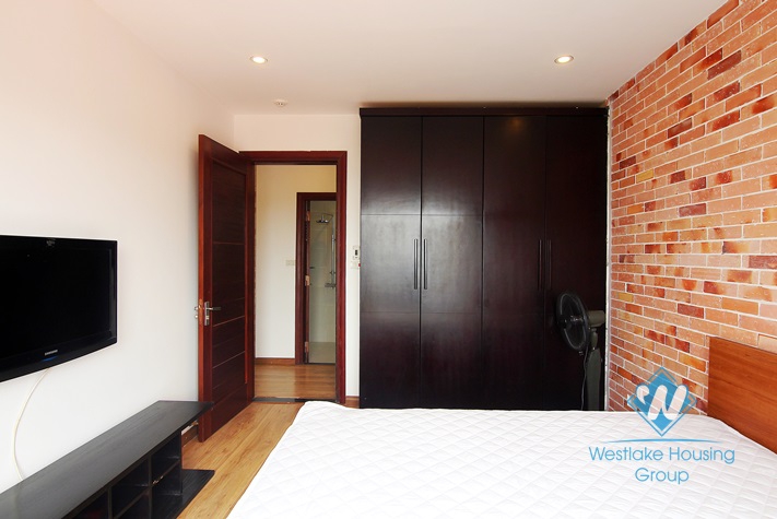 High floor apartment for rent in Tay Ho area, Ha Noi